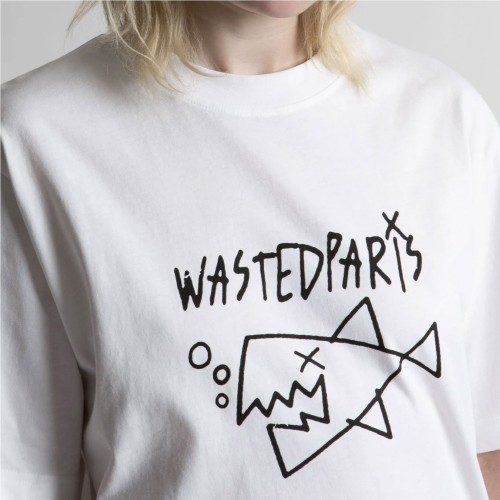 WASTED PARIS GIVE UP TEE BLANCO