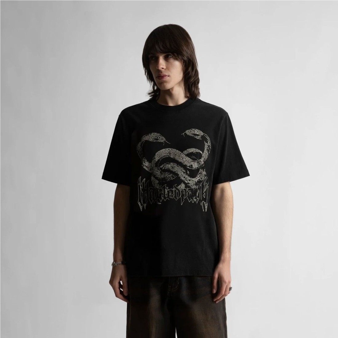 WASTED PARIS SNAKES TEE NEGRO