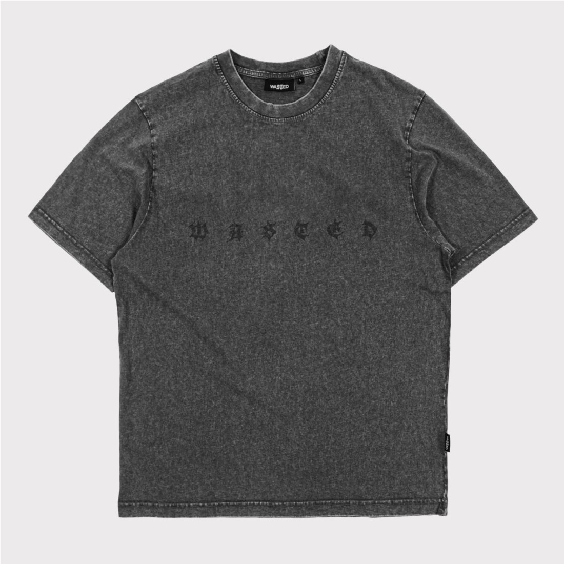 WASTED PARIS SPLINTER FADED T NEGRO