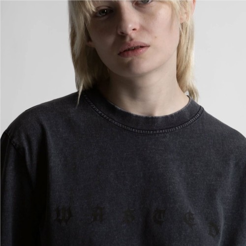 WASTED PARIS SPLINTER FADED T NEGRO