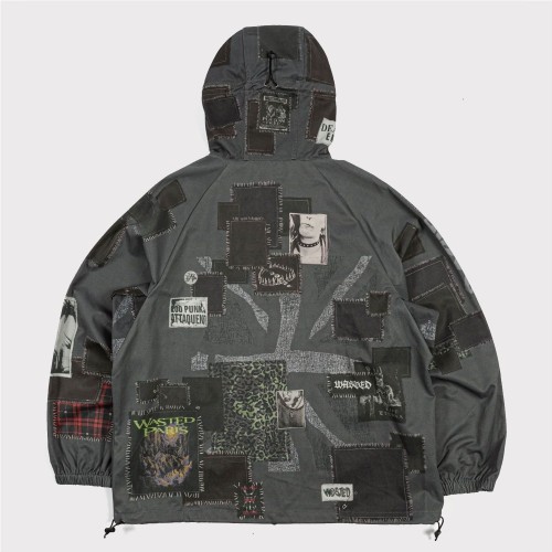 WASTED PARIS TAUNT WINDBREAKER NEGRO