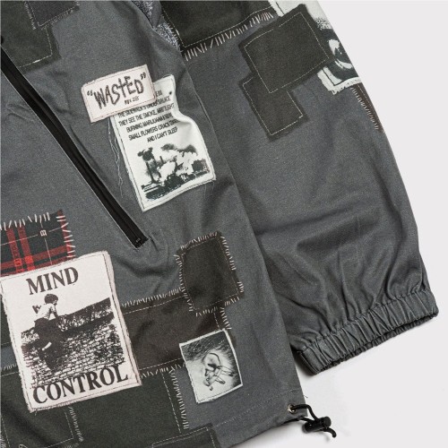 WASTED PARIS TAUNT WINDBREAKER NEGRO