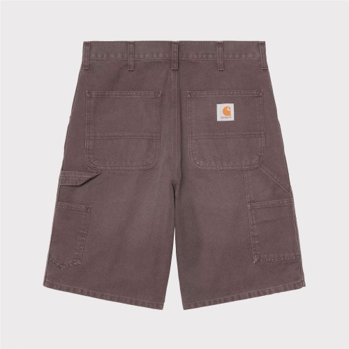 CARHARTT WIP SINGLE KNEE SHORT MARRON 2