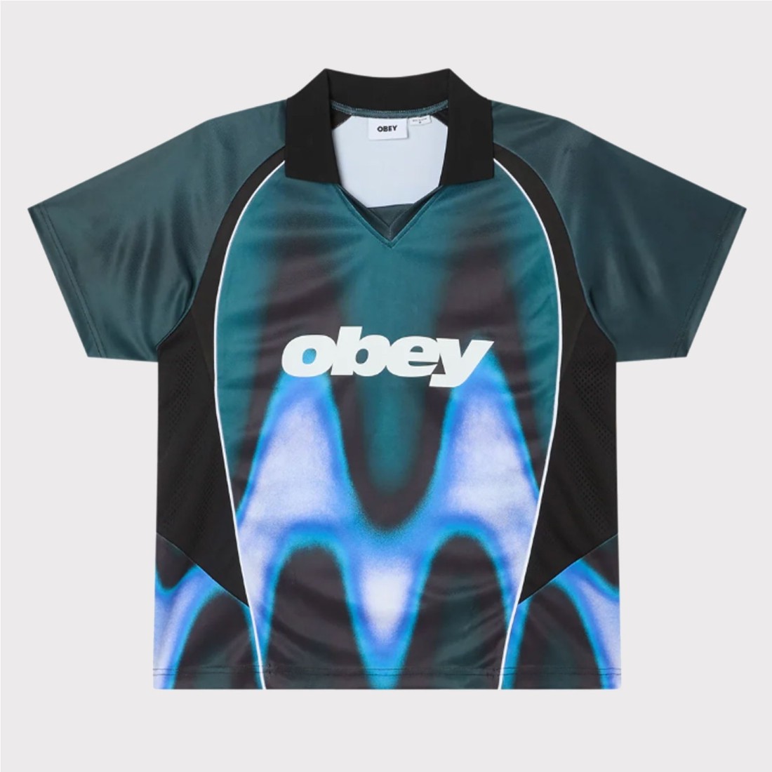 OBEY BLURRED SOCCER JERSEY MULTICOLOR