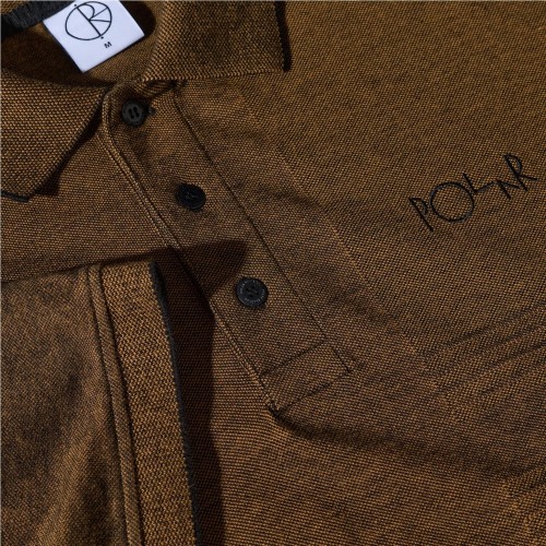 POLAR SURF POLO SHIRT MARRON