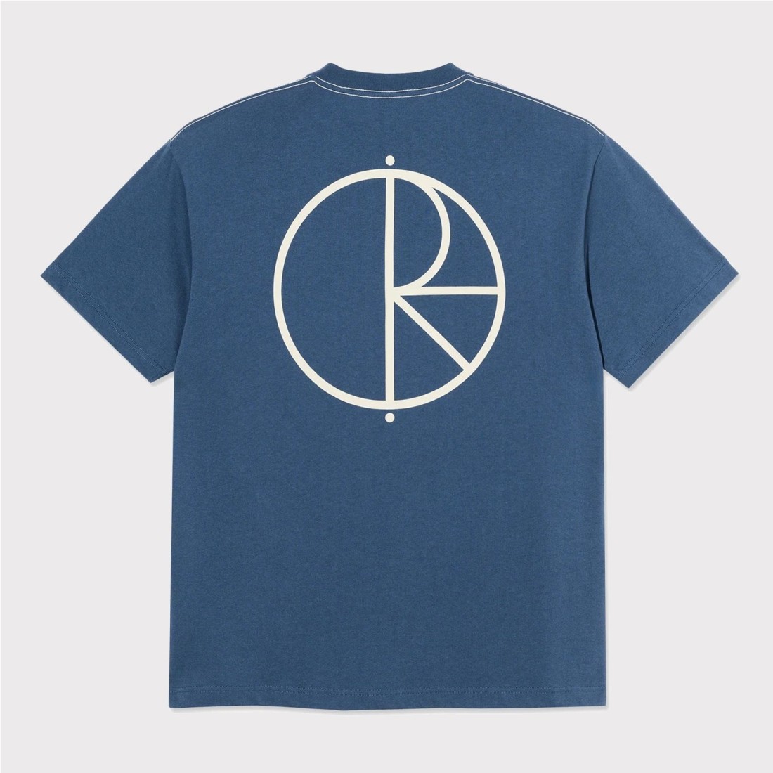 POLAR STROKE LOGO CONTRAST TEE AZUL