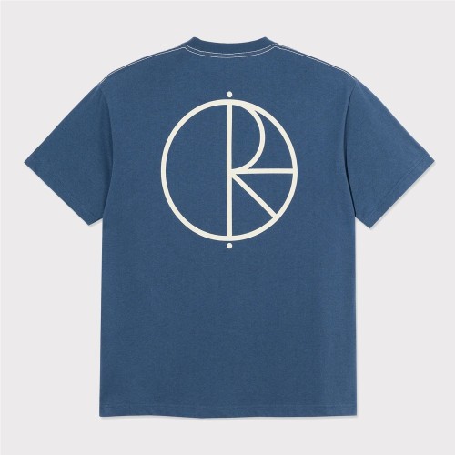 POLAR STROKE LOGO CONTRAST TEE AZUL