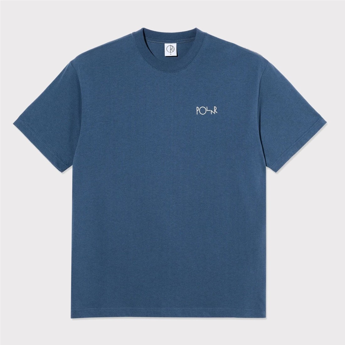 POLAR STROKE LOGO CONTRAST TEE AZUL