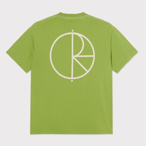 POLAR STROKE LOGO CONTRAST TEE VERDE