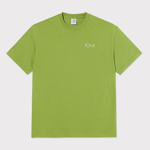 POLAR STROKE LOGO CONTRAST TEE VERDE 2