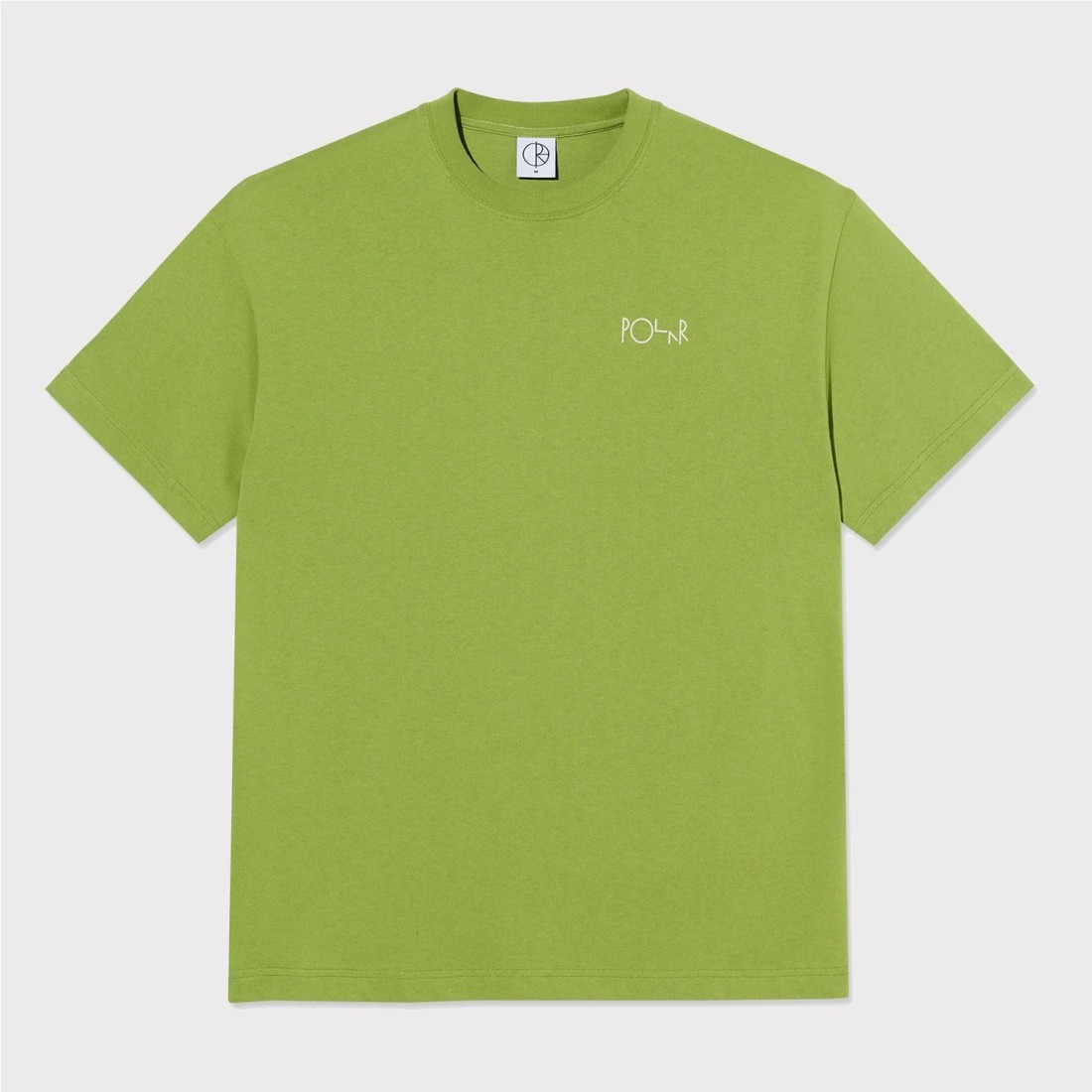 POLAR STROKE LOGO CONTRAST TEE VERDE