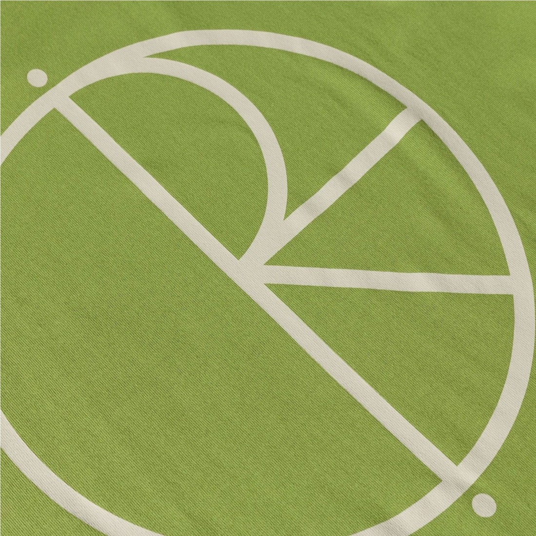 POLAR STROKE LOGO CONTRAST TEE VERDE