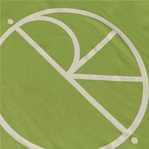 POLAR STROKE LOGO CONTRAST TEE VERDE