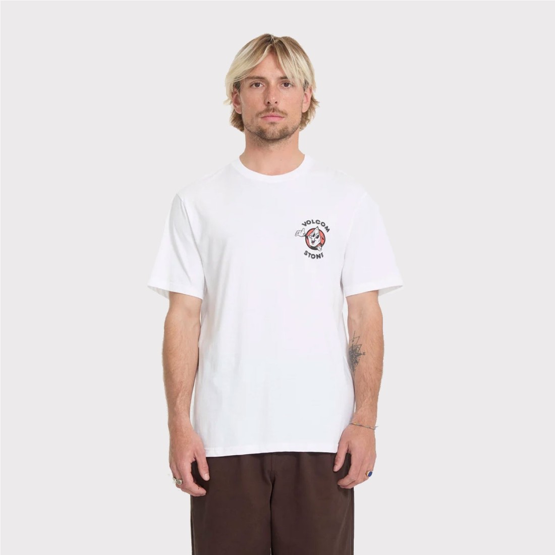 VOLCOM MISTE STONE BSC TEE BLANCO