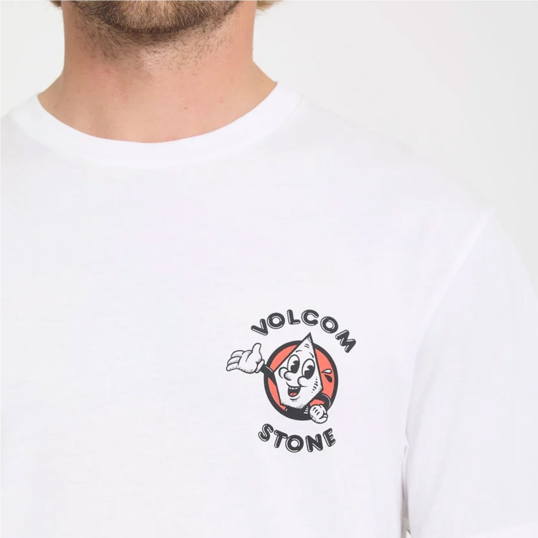 VOLCOM MISTE STONE BSC TEE BLANCO