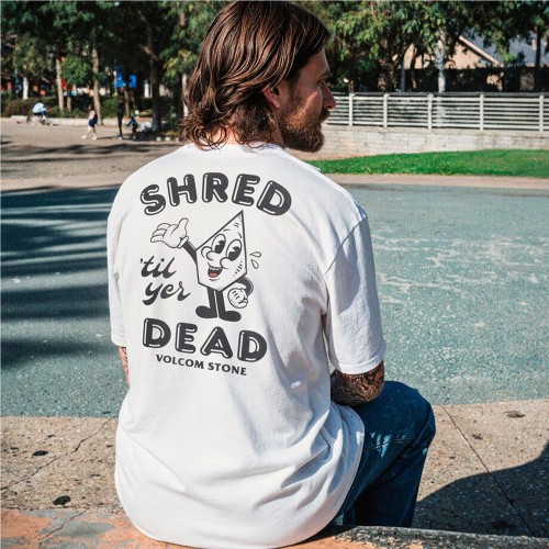 VOLCOM MISTE STONE BSC TEE BLANCO