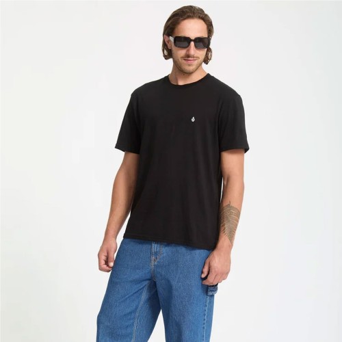 VOLCOM STONE BLANKS TEE NEGRO