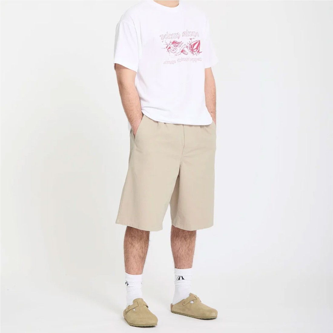 VOLCOM CHILLOW PLEAT CHINO 24 BEIGE