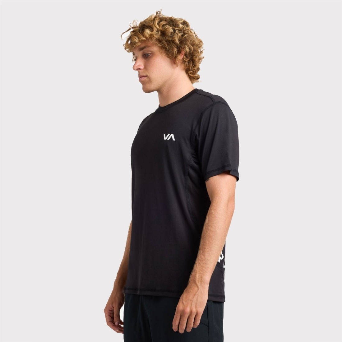 RVCA SPORT VENT TEE NEGRO
