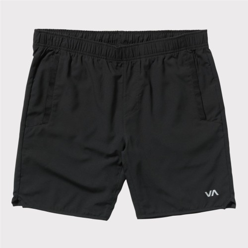 RVCA YOGGER STRETCH 17 SHORT NEGRO