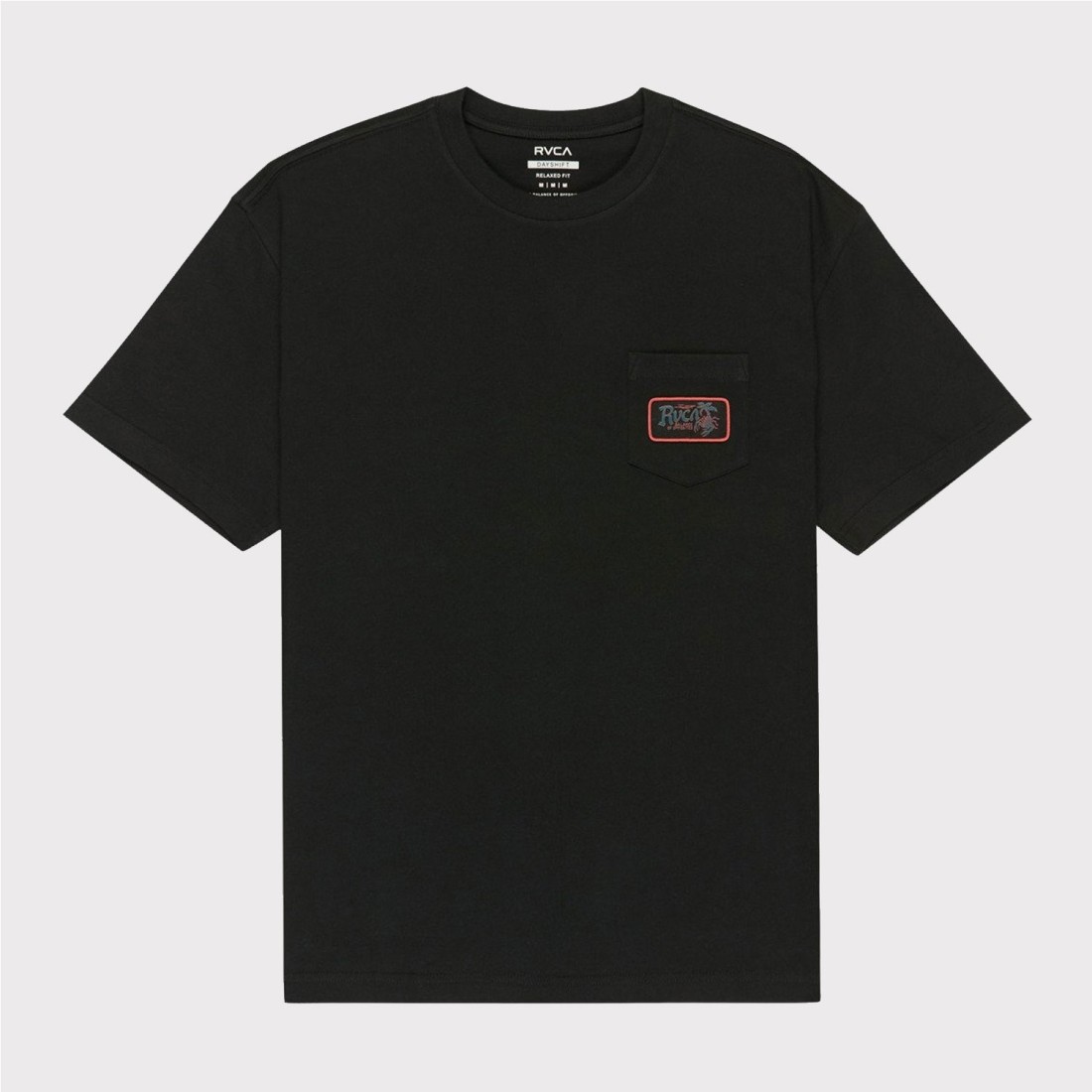 RVCA STINGBAY POCKET TEE NEGRO