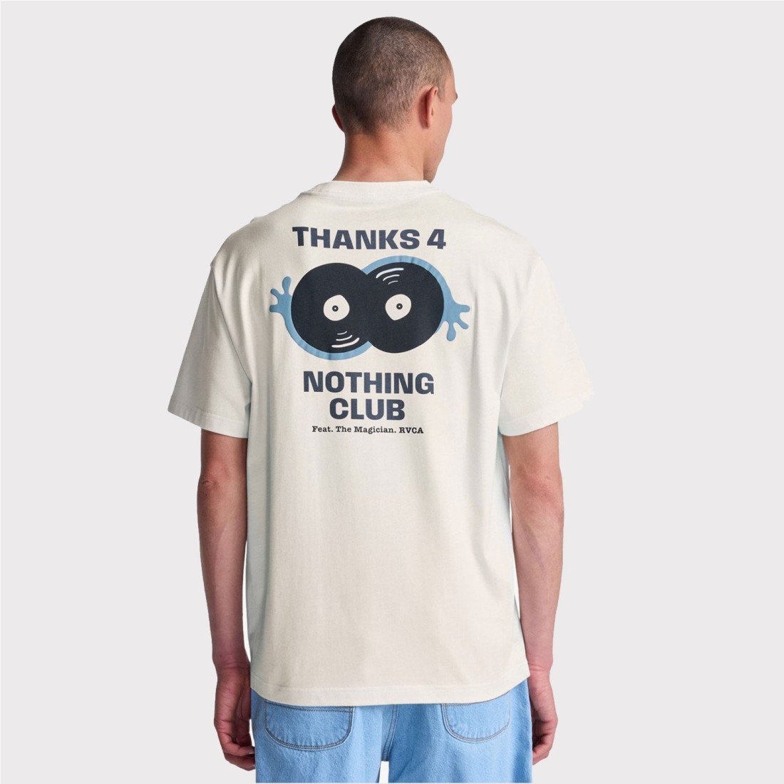 RVCA THE MAGICIAN TEE BLANCO ROTO
