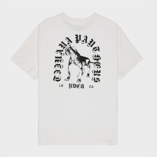 RVCA BAD PANTHER TEE BLANCO ROTO