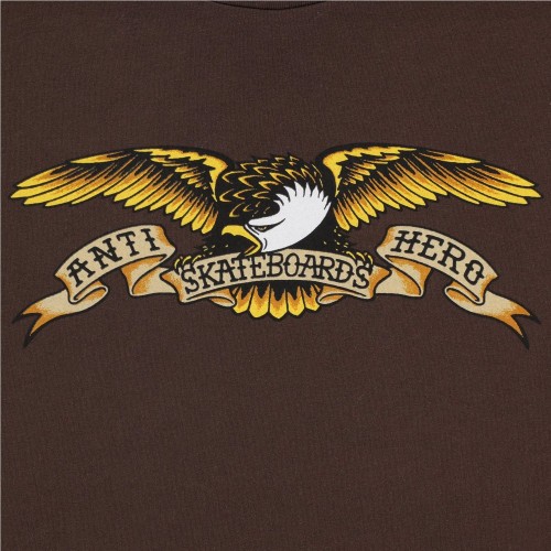 ANTIHERO EAGLE TEE MARRON 2