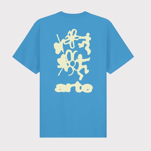 ARTE BLURRY BACK PRINT TEE AZUL