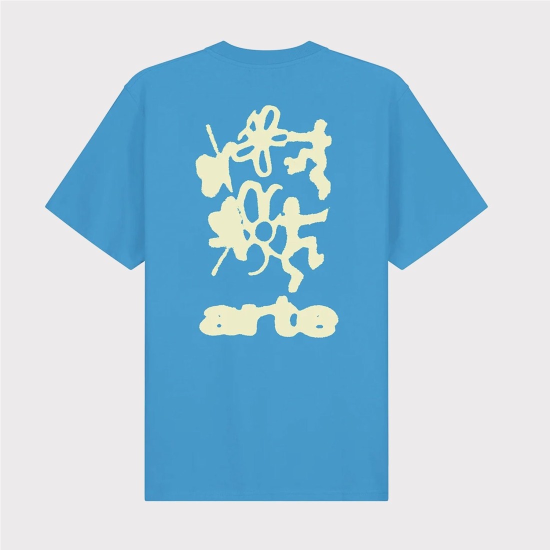 ARTE BLURRY BACK PRINT TEE AZUL