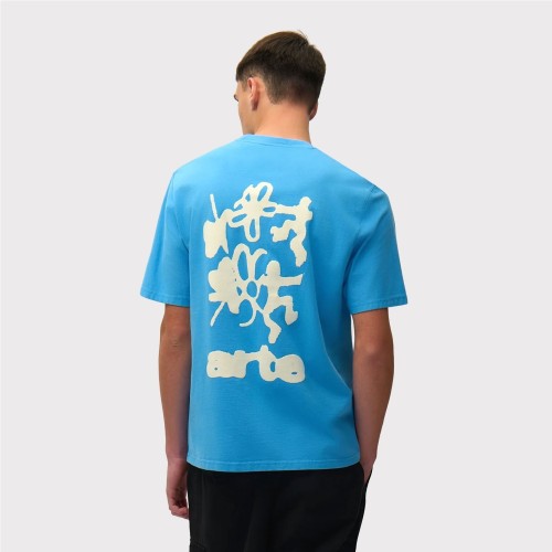 ARTE BLURRY BACK PRINT TEE AZUL 2
