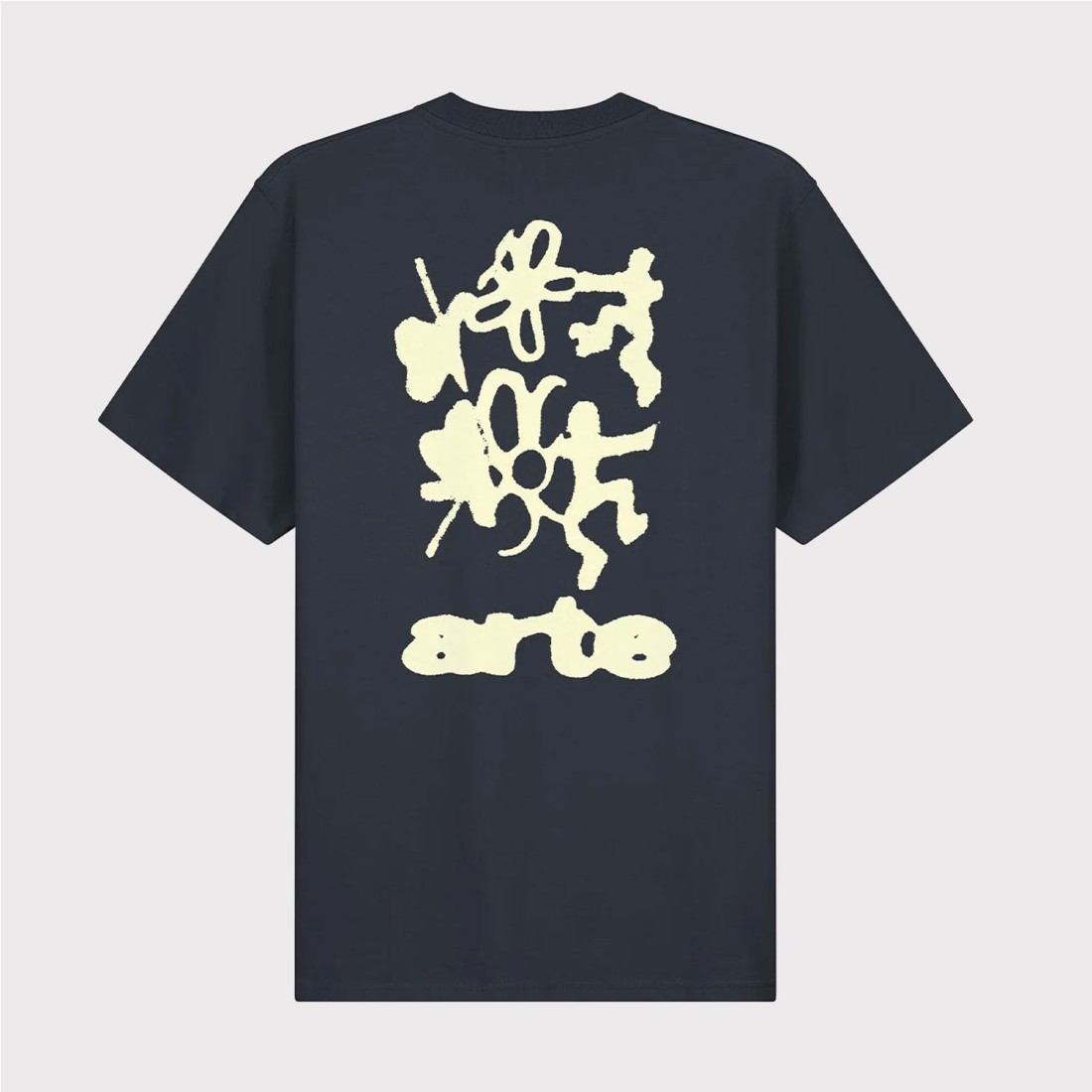 ARTE BLURRY BACK PRINT TEE AZUL OSCURO