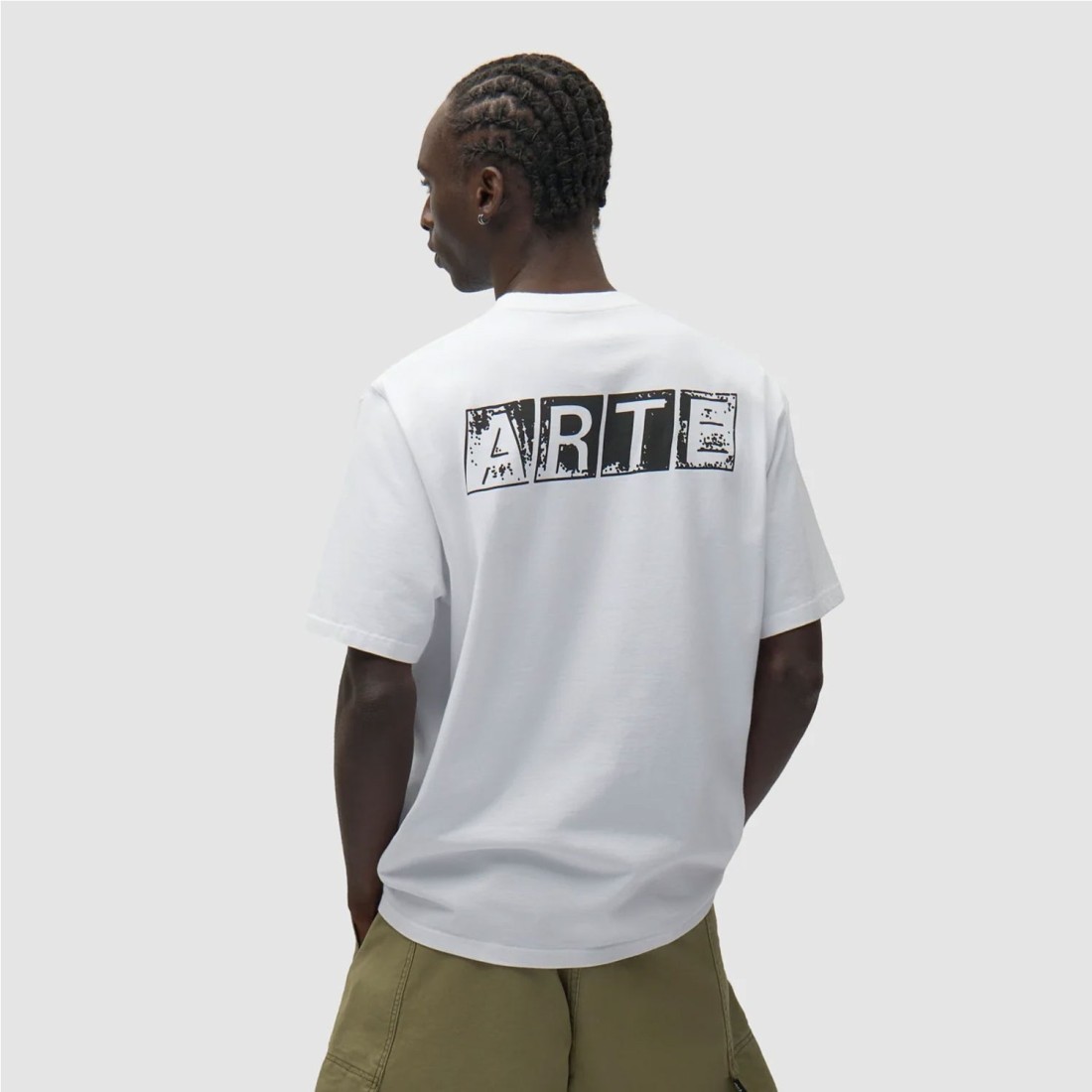 ARTE FADED BACK PRINT TEE BLANCO