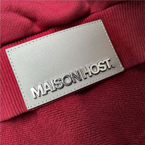 MAISON HOST HOMERUN DYED HOOD ROJO