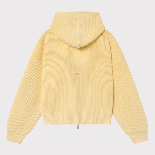 MAISON HOST ICONIC KNIT ZIPPER AMARILLO