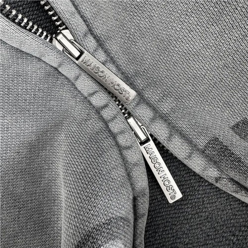 MAISON HOST ERODE ZIPPED HOOD GRIS