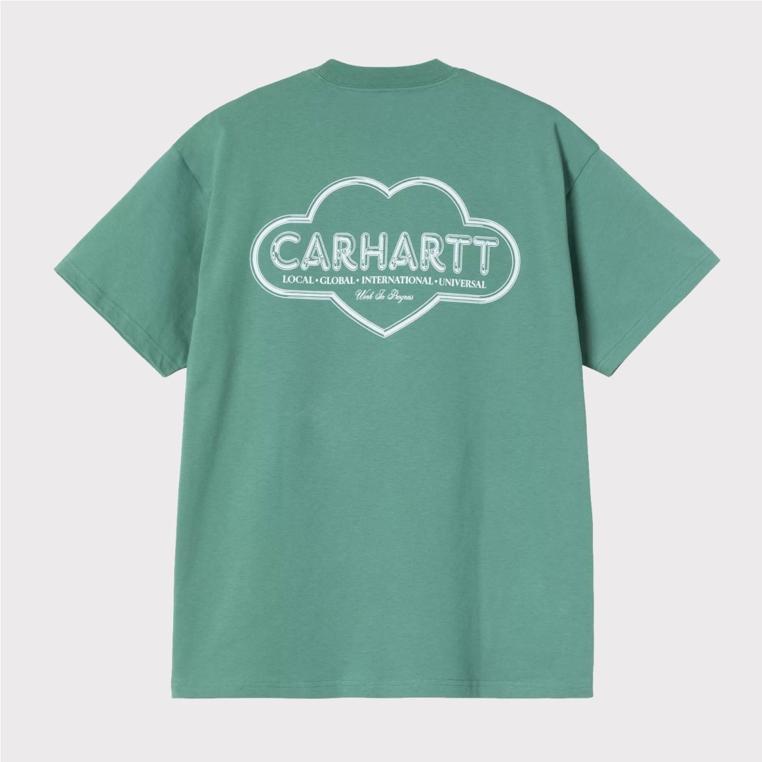 CARHARTT WIP CLOUD HEART TEE VERDE CLARO