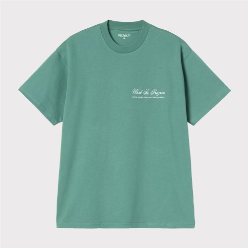 CARHARTT WIP CLOUD HEART TEE VERDE CLARO 2