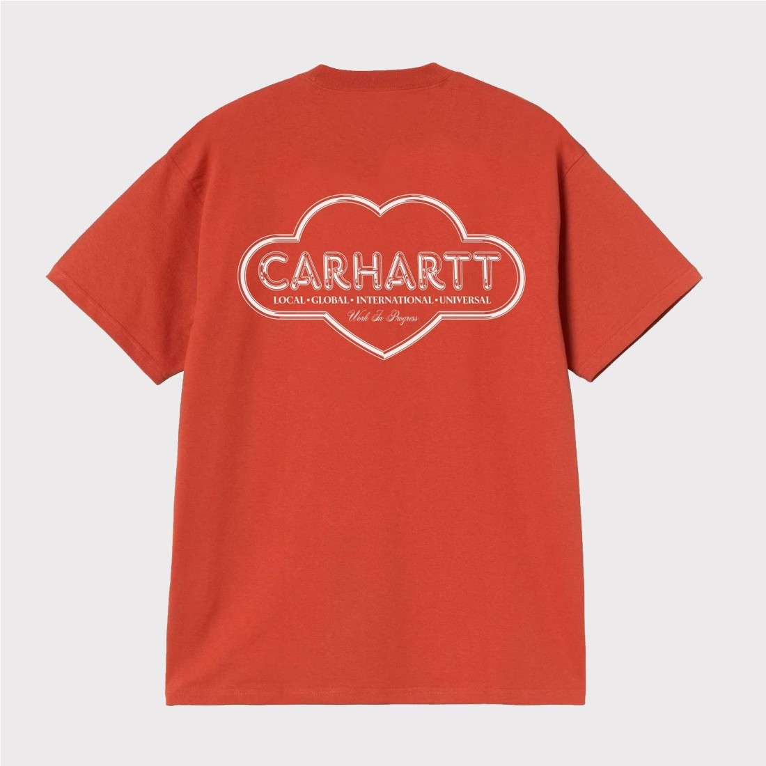 CARHARTT WIP CLOUD HEART TEE ROJO