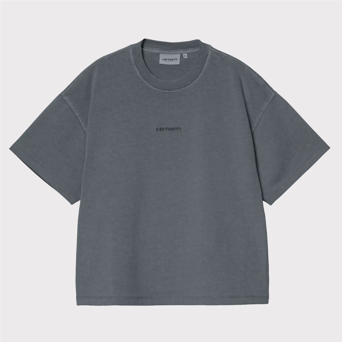 CARHARTT WIP BENTON TEE W GRIS OSCURO
