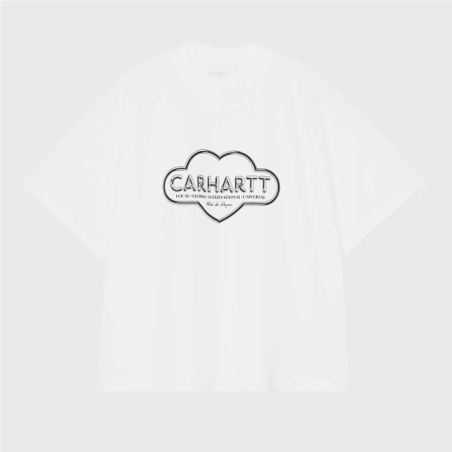 CARHARTT WIP CLOUD HEART TEE BLANCO