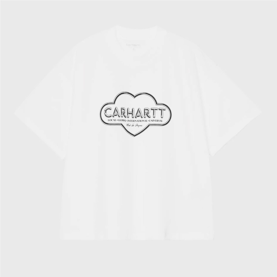 CARHARTT WIP CLOUD HEART TEE BLANCO