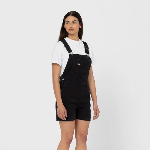 DICKIES CANVAS SHORT BIB W NEGRO