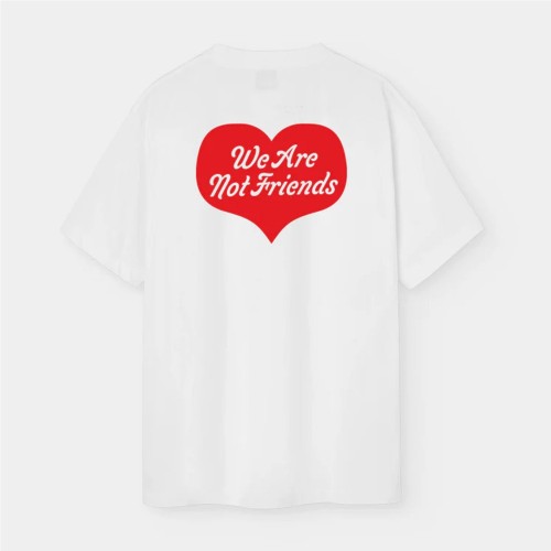 WE ARE NOT FRIENDS HEART HOUSE BLANCO