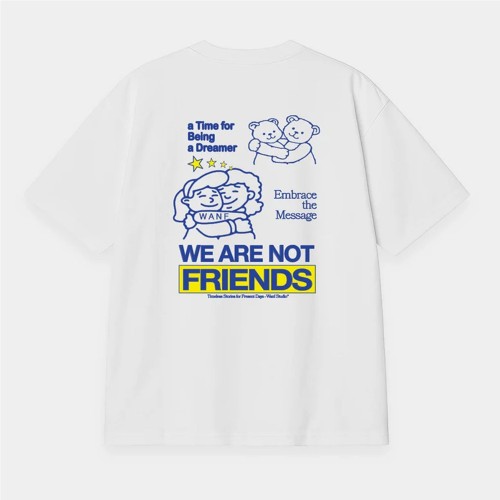 WE ARE NOT FRIENDS EMBRACE FRI BLANCO
