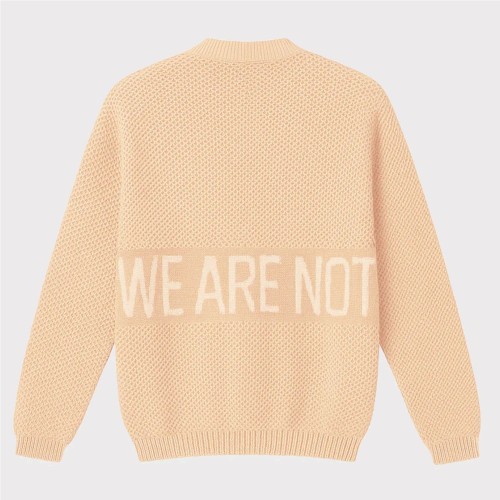WE ARE NOT FRIENDS KNIT SWT BEIGE1 2