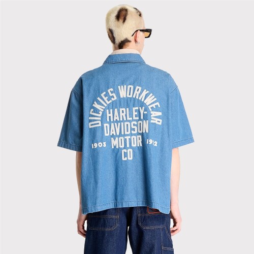 DICKIES X HD CHMBRAY WRK SHIRT AZUL CLARO