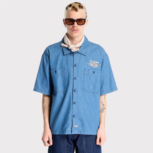 DICKIES X HD CHMBRAY WRK SHIRT AZUL CLARO