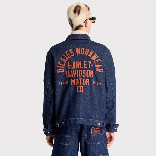 DICKIES X HARLEY DAVIDSON JKT AZUL MARINO