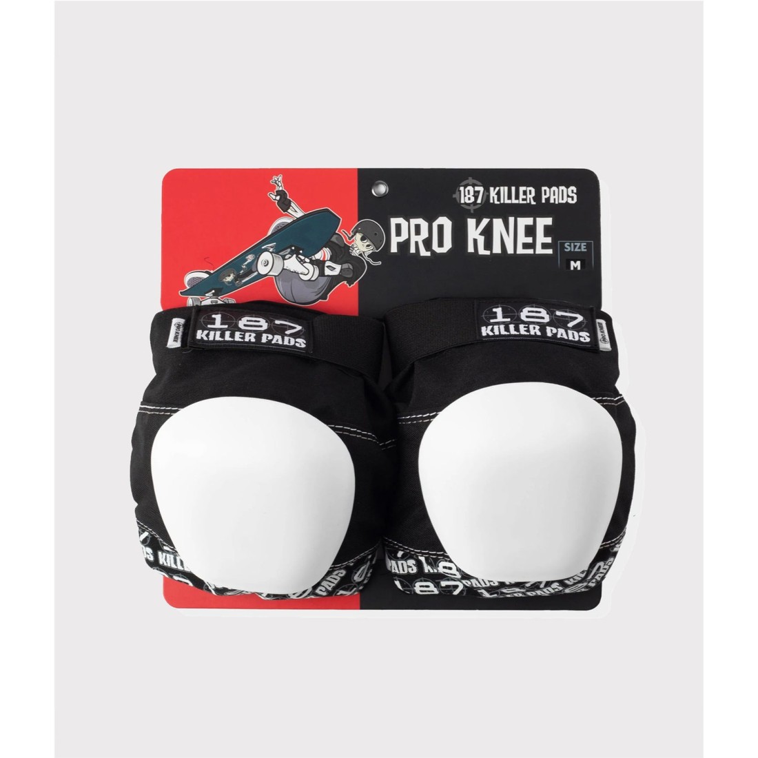 187 PRO KNEE BLACK/WHITE